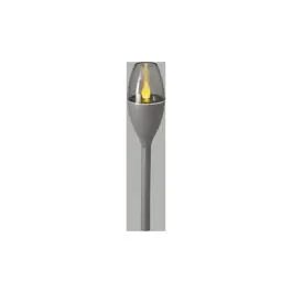 Baliza solar jive ip44 luz calida gris claro luxform