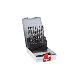 Broca met rect hss-r 01-10mm 19pz hss-r pointteq bosch