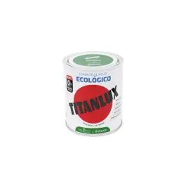Esmalte al agua ecologico brillante 750 ml verde primavera titanlux