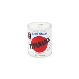 Esmalte al agua ecologico brillante 750 ml marfil titanlux