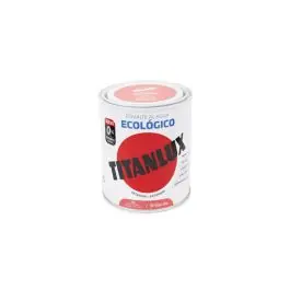 Esmalte al agua ecologico brillante 750 ml rojo coral titanlux