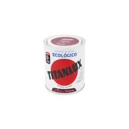 Esmalte al agua ecologico brillante 750 ml rojo carruaje titanlux