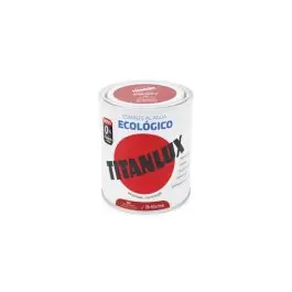 Esmalte al agua ecologico brillante 750 ml rojo china titanlux