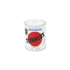 Esmalte al agua ecologico brillante 750 ml blanco titanlux