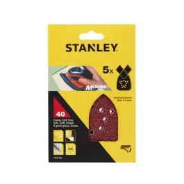 Hoja de lija 5u grano 40 stanley