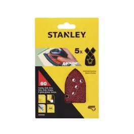 Hoja de lija 5u grano 60 stanley