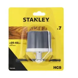 Corona perfor. para madera 25 a 62mm-40mm profun stanley 7 p