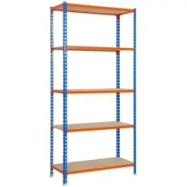 Estanteria orden 5b 2000x1100x500mm s/t met azul/naranja/mad simonrack