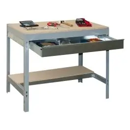 Banco trabajo 1b+1cj 842x1210x760mm s/t gris bt0 box 1200 simonrack