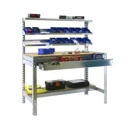 Banco trabajo 1b+1cj+3re 1445x910x610mm s/t gv bt1 box 900 simonrack