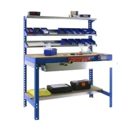 Banco trabajo 1b+1cj+3re 1445x910x610mm s/t az bt1 box 900 simonrack