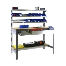 Banco trabajo 1b+1cj+3re 1445x1510x610mm s/t gr bt1 box 1500 simonrack