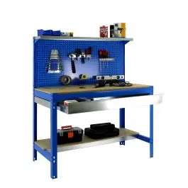 Banco trabajo 1b+1cj+pan 1445x910x610mm s/t azul bt3 box 900 simonrack