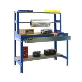 Banco trabajo 1b+1cj+bar 1445x1510x760mm s/t az bt4 box 1500 simonrack