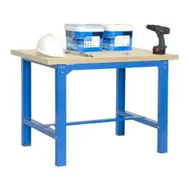 Banco trabajo 865x1800x750mm c/t azul bt6 plywood 1800 simonrack