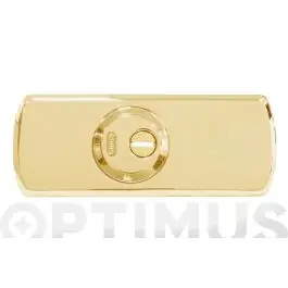 Escudo alta seguridad 70 mm laton pulido abus