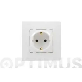 Toma de corriente blanca serie niloe legrand