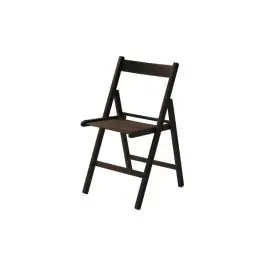 Silla plegable de madera haya wengue ambit - Vivahogar