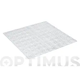 Alfombra de baño 54x54 cm antideslizante bcn con ventosas translucida tatay