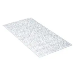 Alfombra de baño 36x72 cm antideslizante bcn con ventosas translucida tatay