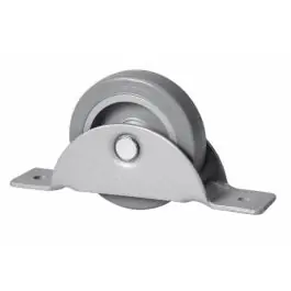 Rueda fija embutir oculta 60 kg goma 61n50-pgi 50 mm gris alex