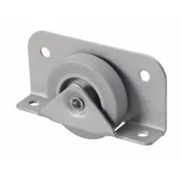 Rueda fija rectangular oculta 45 kg 62n40-pgi 40 mm gris alex