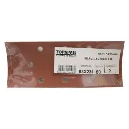 Hoja lija orbital 093x230mm perfor. gr80 nivel 5 pz