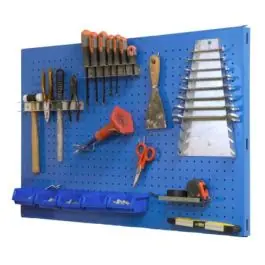 Estanteria panel simonrack herramientas con tornillos simonwork metal azul 900x4