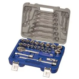 Llave vaso hexag. 1/2 con llaves combinadas c.v. irimo 33 p
