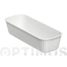 Cesta ordenacion baobab blanca 9 x 24 x 5,5 cm tatay