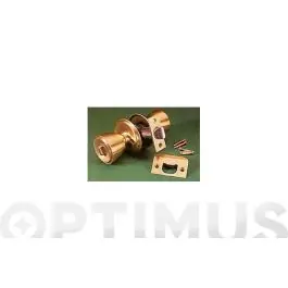 Cerradura pomo 509b laton 70 mcm