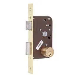 Cerradura embutir 50/70-h.latonado yale