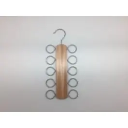 Percha armario madera pañuelos 13 x 29,5 cm vivahogar