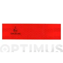 Cinta adhesiva reflectante automocion homologada 25 m x 50 mm roja target