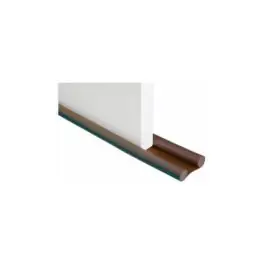 Burlete bajo puerta doble rollo pvc 95 cm marron kylate - Vivahogar