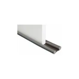 Burlete bajo puerta doble rollo pvc 96 cm gris kylate - Vivahogar