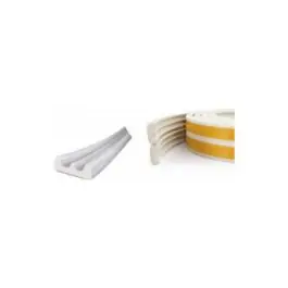 Burlete puerta/ventana adhesivo caucho e 9 mm x 6 m blanco kylate - Vivahogar