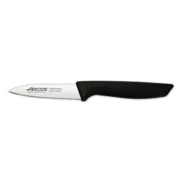 Cuchillo cocina niza mondador acero nitrum negro 8,5cm mango polip arcos