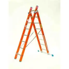 Escalera ind.mult plabell tijera 2 tramos 12+12 alu 3,5mt fi