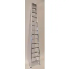 Escalera ind plabell apoyo 16 peld. pla alu 4,03mt conica14f