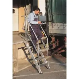 Escalera ind plabell apoyo anch 13 peld. pla alu 3,20mt in73