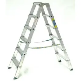 Escalera ind plabell tijera anch 6 peldaños pla alu 1,32mt d