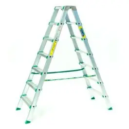 Escalera ind plabell tijera anch 7 peldaños pla alu 1,54mt d