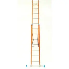Escalera ind.mult plabell de apoyo 2 tramos 16+16 peld. fibr