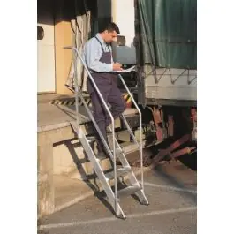 Escalera ind apoyo anch 21 peld. 5,16mt alu pla plabell in73