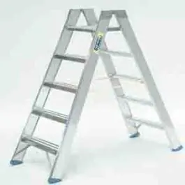 Escalera ind.mult plabell tijera anch 5+5 peldaños pla alu 1
