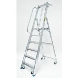 Escalera ind plabell tijera c/rda 6 peldaños 3,39mt alu equi
