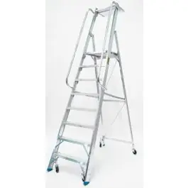 Escalera ind plabell tijera c/rda 8 peldaños 3,86mt alu equi