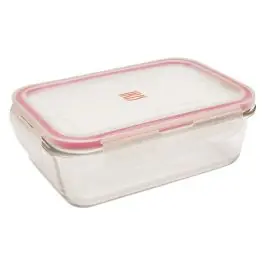 Contenedor vidrio rectangular 570 ml iris