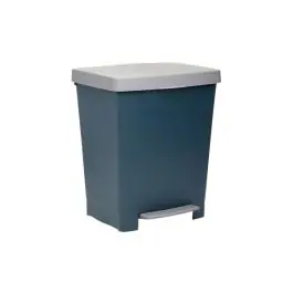 Cubo basura con pedal 23 23 l azul tatay